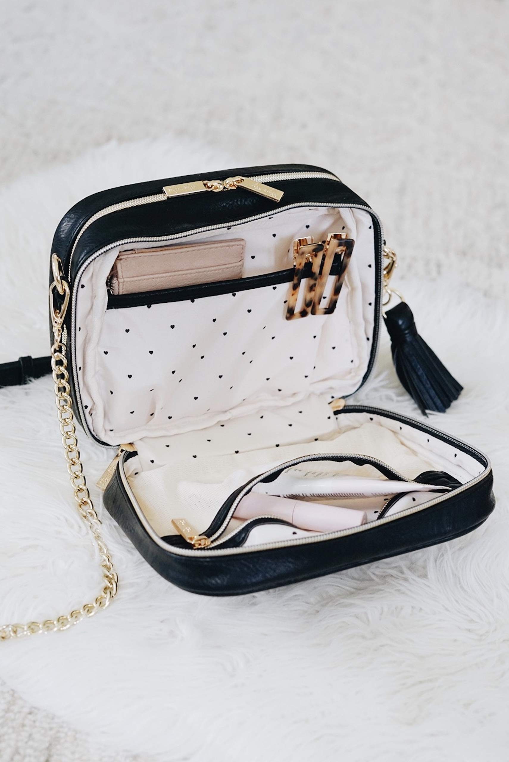 Chelsea + Cole for Itzy Ritzy Studded Double Take Crossbody Diaper Bag