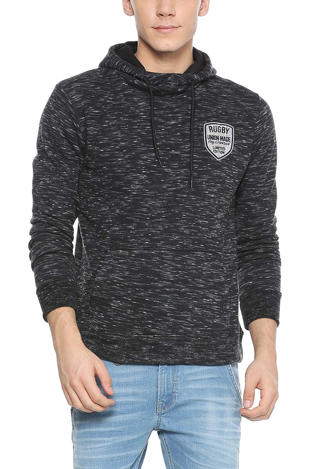 Buy Peter England Men's Sweatshirt (PJSTJSLFK13275_Darkgray_M) at Amazon.in
