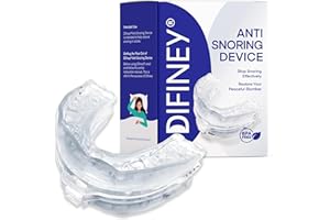 Difiney Anti Snoring Device: FDA-Cleared Anti Snoring Mouthpiece Mouth Guard - Effective Anti Snore Solution for Men and Women to Reclaim Peaceful Sleep (Lightblue)