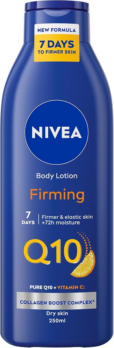 NIVEA Q10 Firming Rich Body Lotion Vitamin C 250ml Collagen Booster Complex