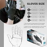 The Real Touch Black Nitrile Extra Strong X-Large Disposable Gloves (Box of 100) view 3