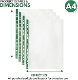 G4GADGET 300 Punched Pockets A4 50 Micron Clear 15 Sheet Capacity view 3