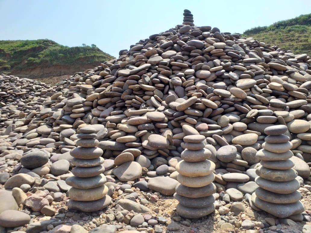 Buy Rm Pebbles Decorative Stones Mixed 2 3 Smoothed Unpolished