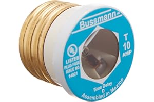 Cooper Bussmann BP/T-10 Type T Plug Fuse Time Delay Fusetron