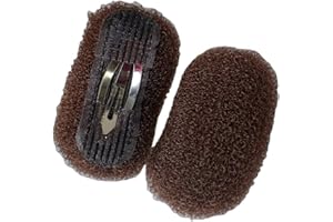2PCS Women Hair Clips Bump Pads, Female Hair Bump up Hair Pads, Beehive Hair Base Styling Clip for Updos and Bun Hairstyles (