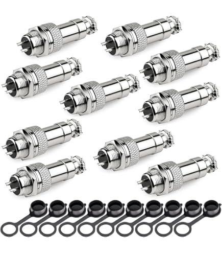 GX16 Aviation Connector Male And Female (one Pair) 8pin StraightFlange Solder Type Connector