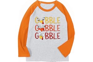 FRYAID Toddler Thanksgiving Shirt Baby Girls Boys Coolest Cutest Turkey in Town Tshirt Fall Raglan Long Sleeve Baseball Tee Tops