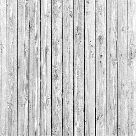 Yongfoto 15x15m Vinyle Toile De Fond En Bois Gris Clair Stripe Wood Plank Fond Décors Studio Photo Enfant Video Photobooth Photographie Props