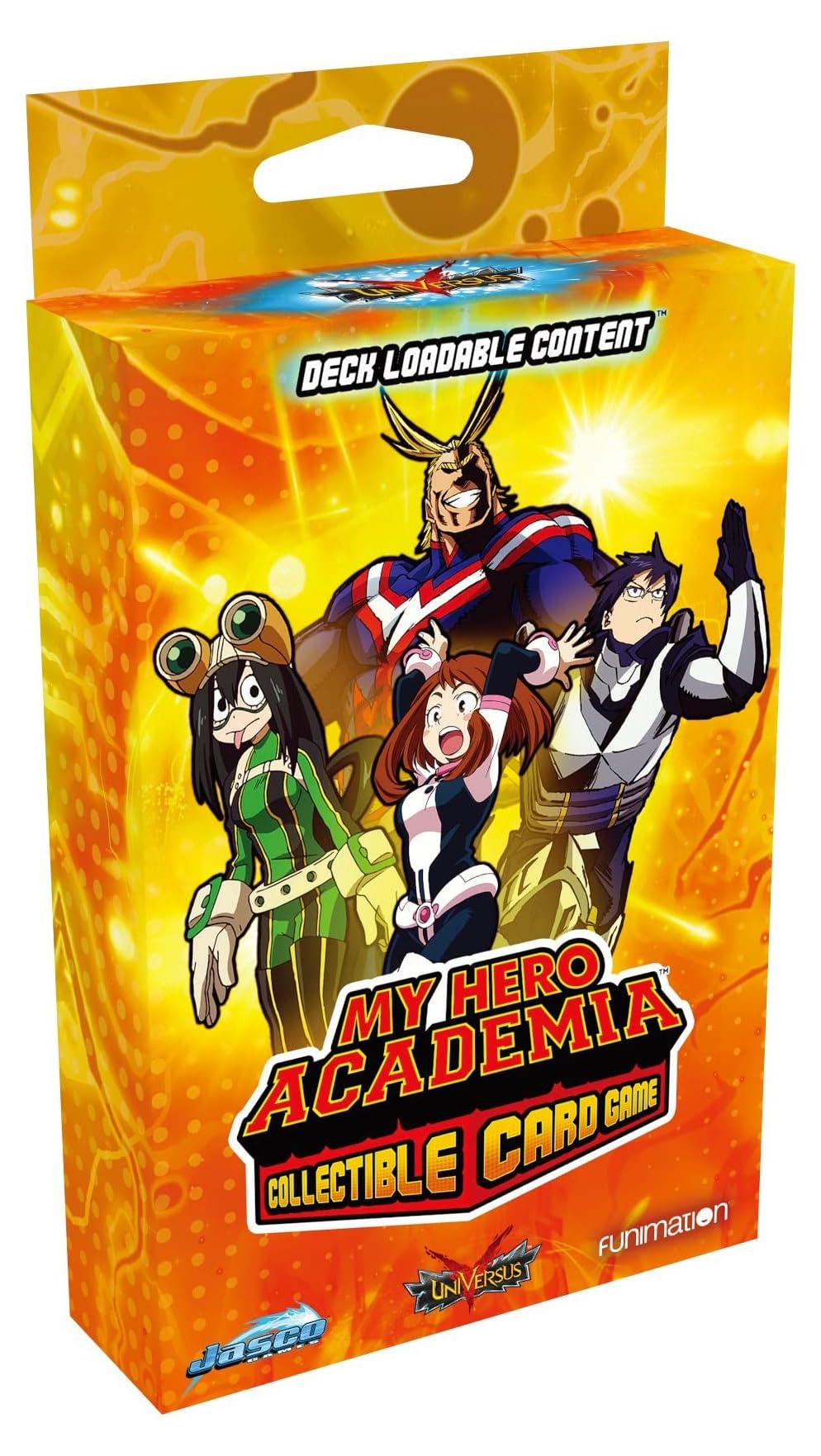 Jasco Games | My Hero Academia Collectible Card Game - Deck-Loadable Content Wave 1 | Card Game | Ages 14+ | 2 Players | 45 Minutes Playing Time