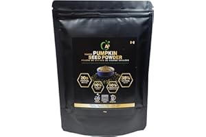 A+ Smoodees | Organically Grown Toasted Pumpkin Seed Powder- 150g |Extremely Easily Dissolving 20g Protein, 35% Iron, 90% Mag