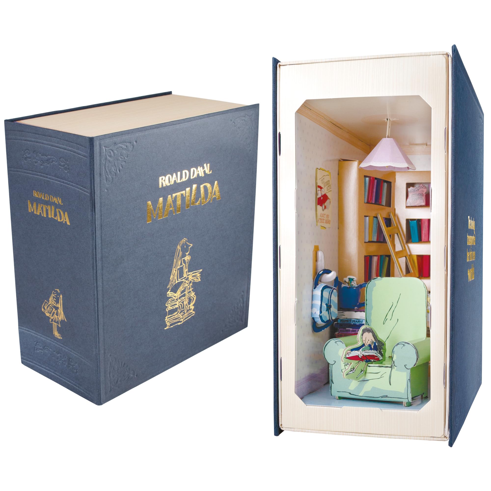 Build Your Own Roald Dahl Matilda Book Nook - Creative Craft Toy - Ages 8+
