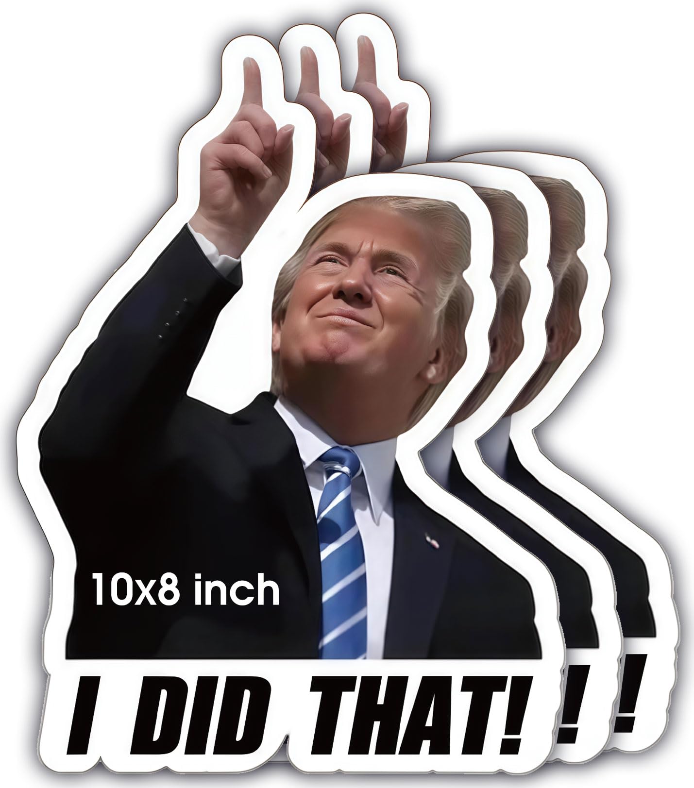 Photo 1 of  3 I Did That Stickers, Trump Stickers, 3 Pack 10?×8? Reflective Waterproof Vinyl Decal Sticker, Anti Trump Anti MAGA Merchandise Signs Bumper Sticker, High Visibility for Car & Laptop