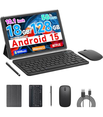 Amazon.com : IWEGGO Android 15 Tablet, 10 Inch 18GB RAM+128GB ROM