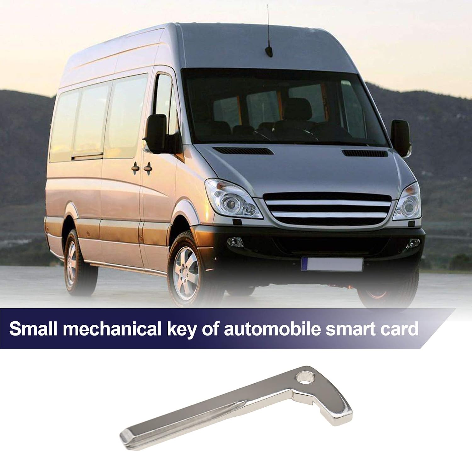 Create idea Vehicle Smart Remote Key Blank Uncut Blade Compatible with Sprinter Vito for Emergency Replacement Spare Part - Image 3