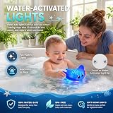ZHLVKK Light Up Bath Toys Ocean Animals Water Activated LEDs view 3