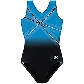 GK Glitz & Glam Gymnastics Leotard for Girls with Matching Scrunchie