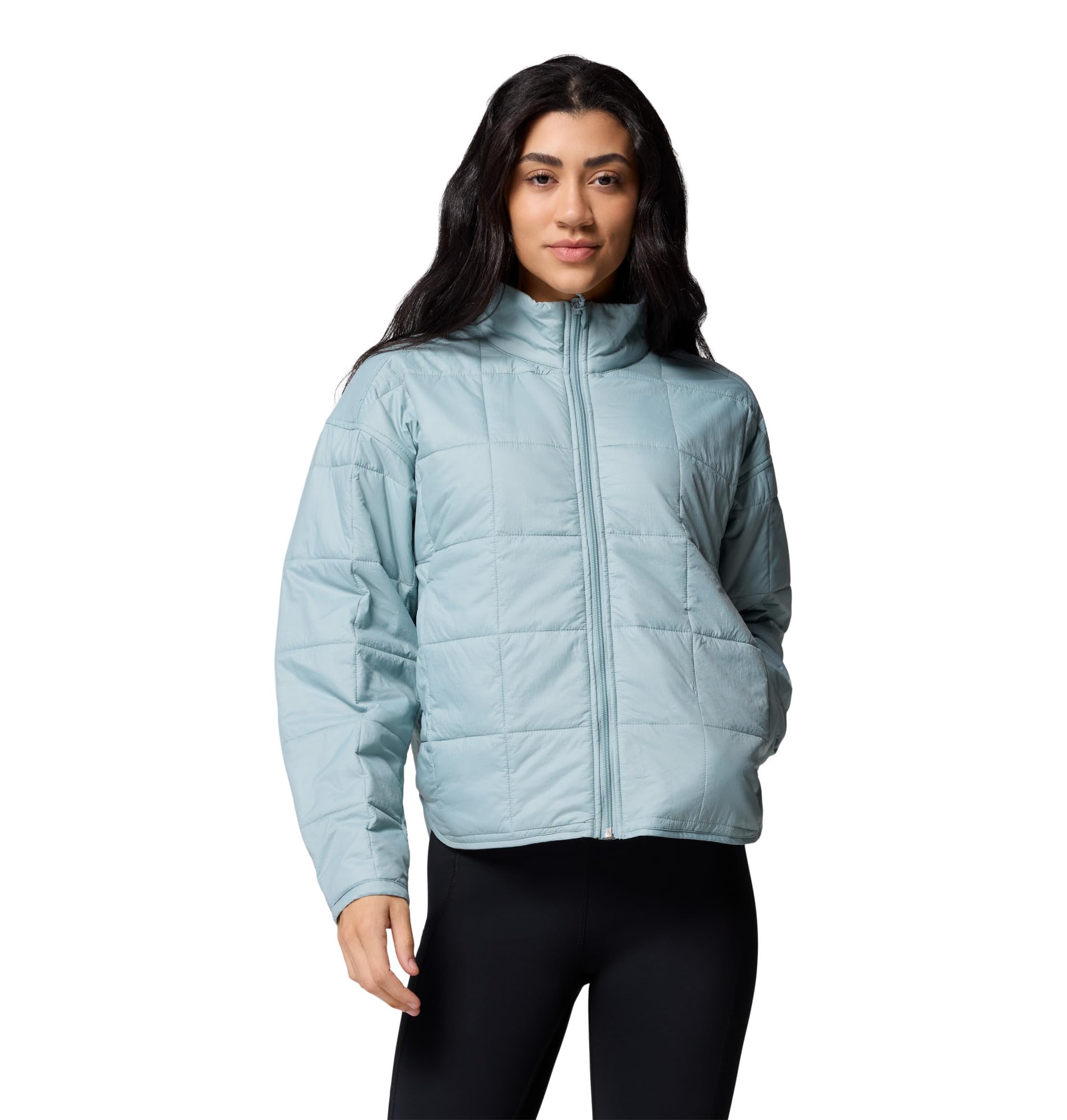 Columbia Womens Sienna Hill Quilted Jacket, Crushed Blue, Small