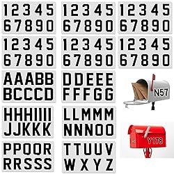 120 PCS Reflective Mailbox Number and Letters