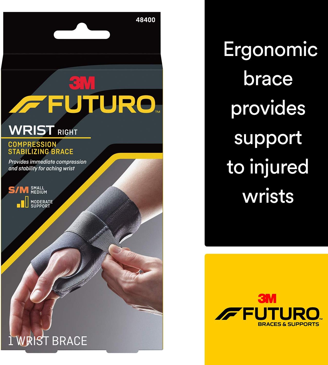 Futuro Energizing Wrist Support, Moderate Stabilizing Small/Medium eBay