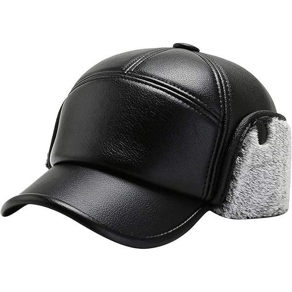 punkman2000 Leather Cap Biker hat Skull Studded Motorcycle
