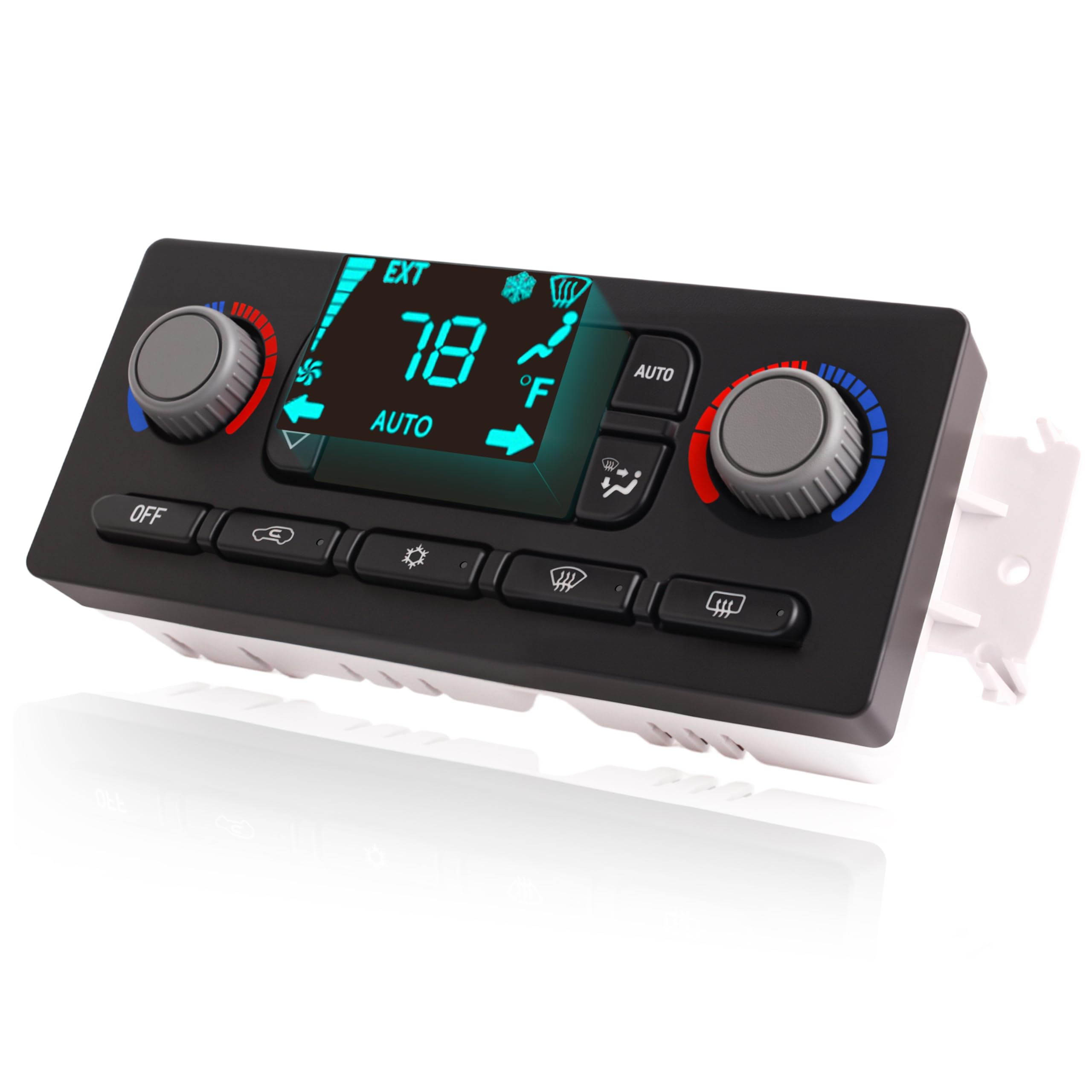 Photo 1 of 599-009 2003-2004 AC Heater Climate Control Module Panel Switch Fit with Chevrolet Suburban Tahoe Cadillac Escalade GMC Yukon 03 04 Replace for 19370209 10367042 15107730 15185639 15137655 15105215