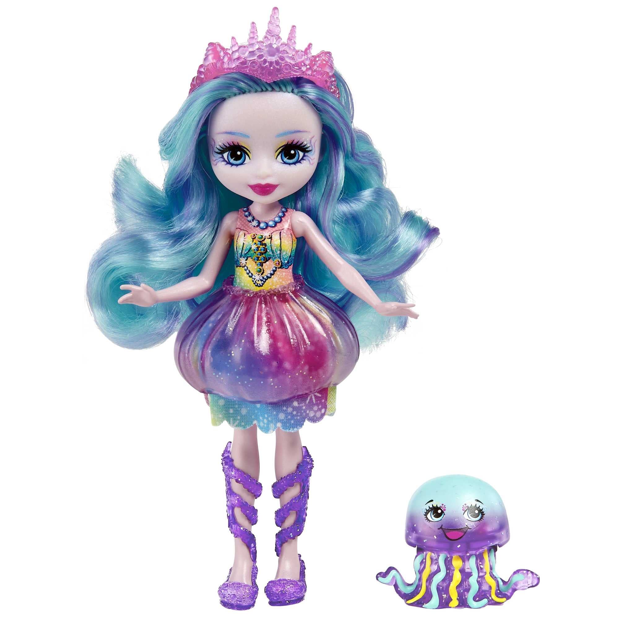 ROYAL ENCHANTIMALS OCEAN KINGDOM JELANIE JELLYFISH & STINGLEY Doll