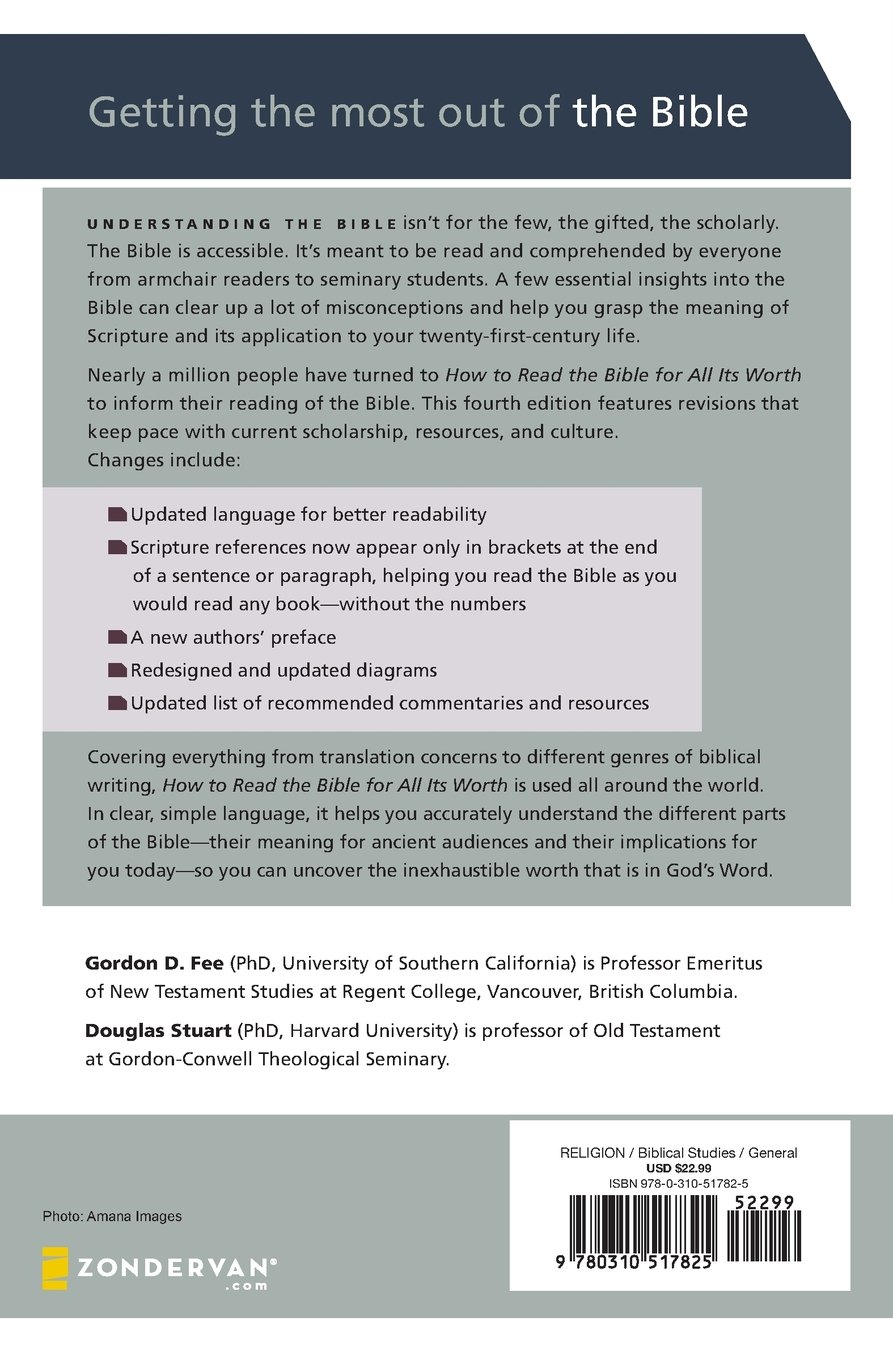 How to Read the Bible for All Its Worth: Fourth Edition: Gordon D. Fee,  Douglas Stuart: 8601404424526: Amazon.com: Books