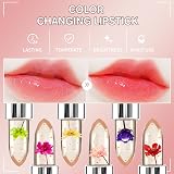 HOPHAT Flower Jelly Lipstick Set 6Pcs Color-Changing Lip Balm Lip Gloss view 6