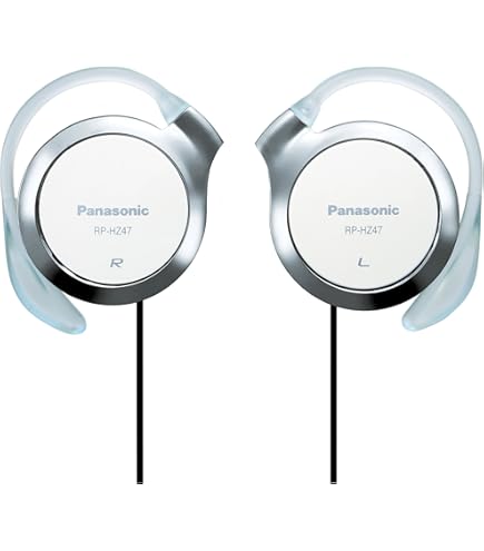 Amazon.com: Panasonic RPHS46EW White Slim Headphones Clip Type