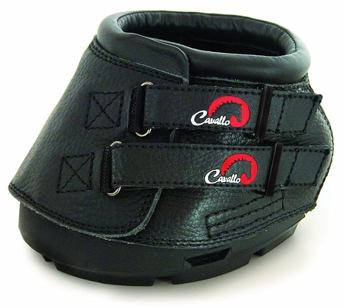 Cavallo Simple Hoof Boot for Horses, Size 2, Black Horse