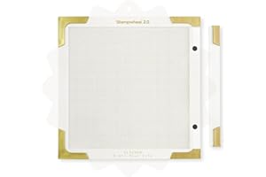 Altenew Stampwheel 2.0 | Stamping Tool for Precise and Easy Stamping, Stamping Platform for Paper Crafting and Cardmaking, Sticky Mat, Base, Clear Flip Plate, Larger Workspace and Precision Inch Scale