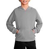 Haloumoning Boys Fashion Hoodies Kids Long Sleeve Hooded Sweatshirts with Kangaroo Pocket 5-14 Years