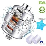 Shower Filter - Water Softener Shower Head Filter with 2 Replaceable Multi-Stage
