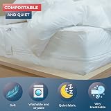 Wrappybag Bed Bugs Mattress Protector Double Size Waterproof Cotton Surface view 6