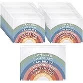 100 Pcs Inspirational Gifts Bulk for Women Cosmetic Bag EVA Makeup Bag with Zipper for Birthday Travel Cheer Employee Coworker Colleague Thank You Encouragement Motivational Staff(Inspirational)