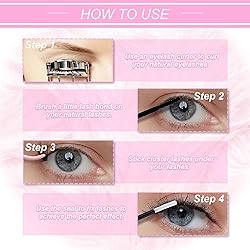 Individual Lashes Big Tray D Curl Lash Clusters 10D