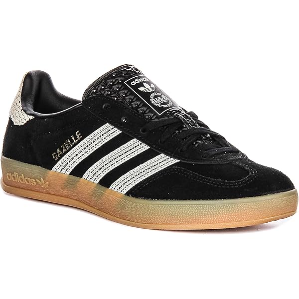 adidas gazelle silver green womens adidas Gazelle Indoor Trainers Aurora Coffee White Gum – OFFCUTS SHOES by  OFFICE main image 0