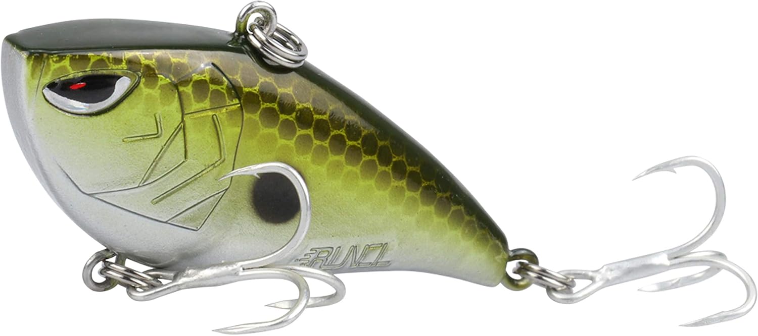 RUNCL ProBite Lipless Crankbait, Vibe Cranks 1/4oz 3/8oz 1/2oz 5/8oz, Hard Fishing Lures - Lifelike Design, Loud Rattles, Precise Weighting System, Tight Wobble Action - Bass Fishing Plug Baits : Sports & Outdoors