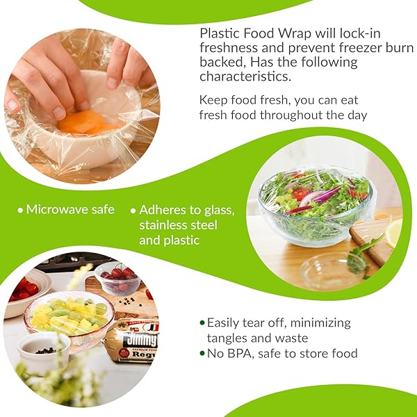 PRESS & SEAL 12 INCH X 150 SQ FT PLASTIC CLING WRAP DISPENSER WITH CUTTER – QUICK CUT FOR RESTAURANT, KITCHEN – KEEP FOOD FRESH