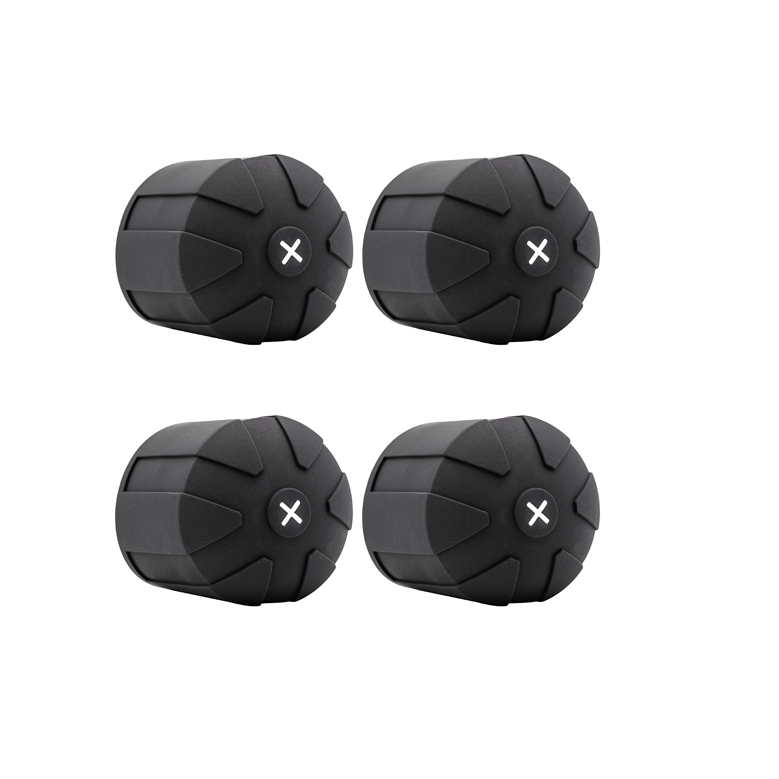 KUVRD Universal Lens Cap 2.0 - Fits 99% DSLR Lenses, Element Proof, Lifetime Coverage, Magnum, 4-Pack