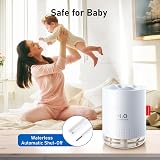 Vintoney 500ml Humidifier Ultrasonic Night Light Auto Shut Off USB Quiet view 5