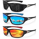 Hifot Sports Polarized Sunglasses Men, Sun Glasses for Cycling Driving Fishing, Women's Sunglasses Running Baseball Golf