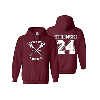 Stilinski 24 Lacrosse Beacon Hills Sweat à capuche Pullover Sweat à capuche