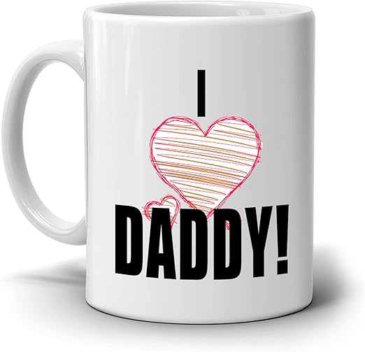 i love dad mug