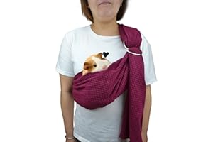 TINKARE Guinea Pig Sling Carrier Bonding Pouch with Adjustable Shoulder Strap Snuggle Bag for Guinea Pig