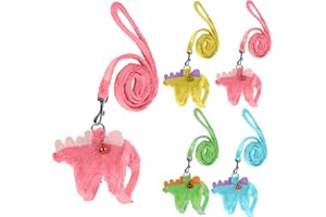 CHENGFU Ferret Harness, Ferret Leash, Ferrets Harness and Leash Set with Safe Bell, Ferrets Collar Small Animals Vest Harnes for Puppy, Teacup Dog and Other Small Pet (Pink)