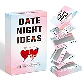 BleSky 45 Date Night Ideas Scratch Off Cards for Couple Games Romantic Couple Gifts for Him Her Valentines Day Gifts Christmas Stocking Stuffers White Elephant