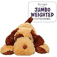 1i4 Group Weighted Hugs by Warm Pals - Dog - 4lbs - Cozy Microwavable Lavender Scented Plush Toys - Heatable & Coolable Stuffed Animal - Calming & Comforting Plushie