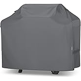Unicook 55 Inch Grill Cover for Outdoor Grill, Heavy Duty Waterproof Gas BBQ Cover, Outside 3-4 Burner Barbecue Covering for Weber, Char-Broil, Nexgrill, All Weather Resistant, Grey