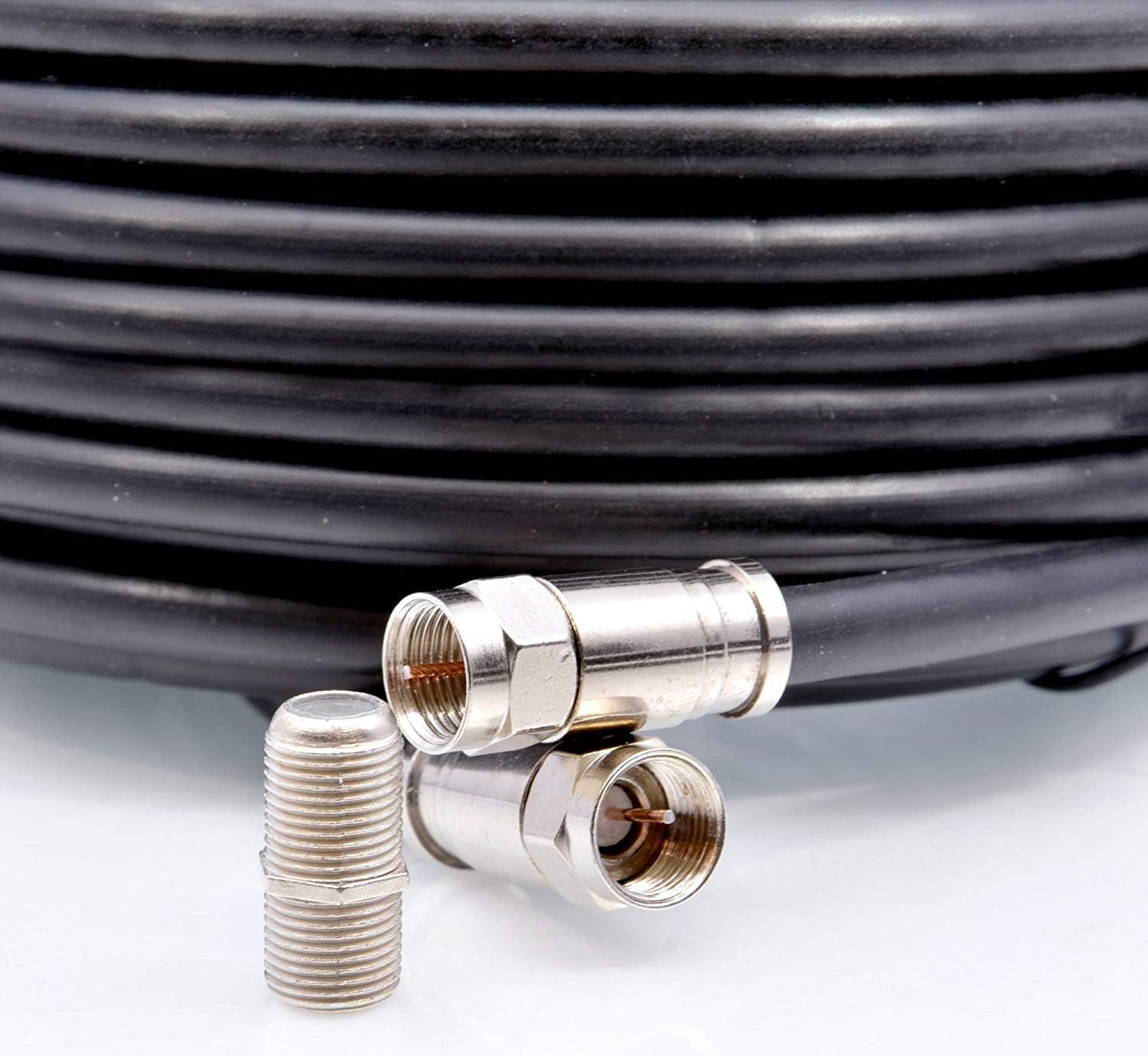 MAST DIGITAL YCAB02H Smedz 5 m RG6 Satellite TV Coax Cable Extension Kit with Fitted Compression F Connectors for Sky HD Freesat & Virgin - Image 4